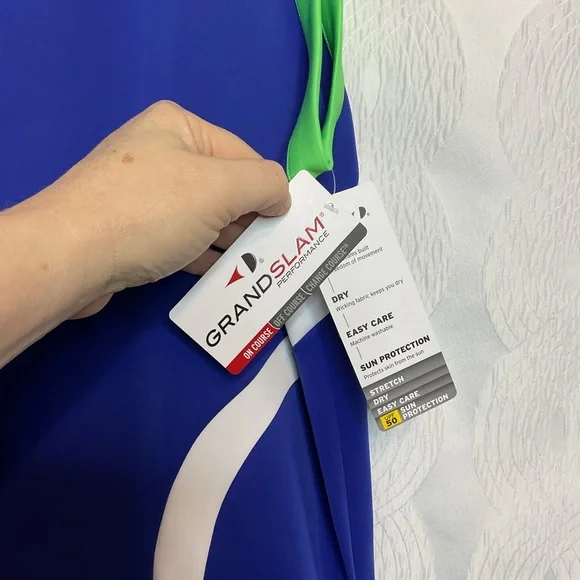 Grand Slam blue and green golf dress XL NWT - Picture 3 of 5